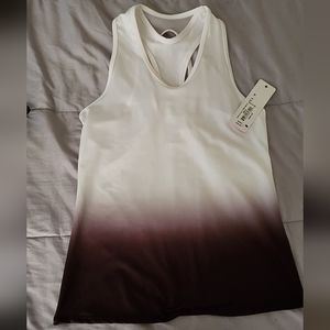 Hombre soft black to white active shirt - XS - NWT